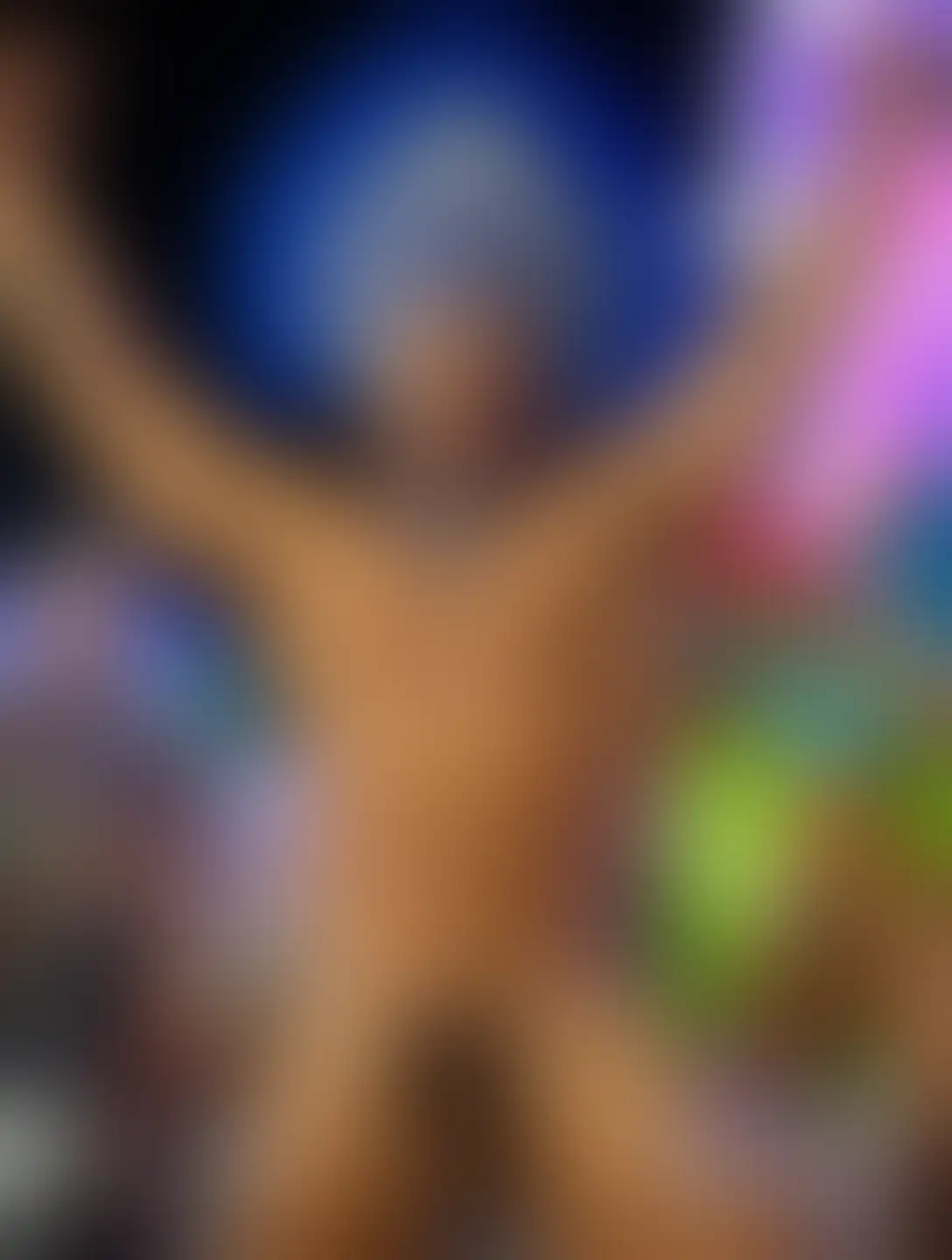 2026-02-15 - Carnival Kings & Feathered Primal Power: 14 Raw Muscle, Neon Crown, Sweat-Gleaming Parade Scenes - 14 images